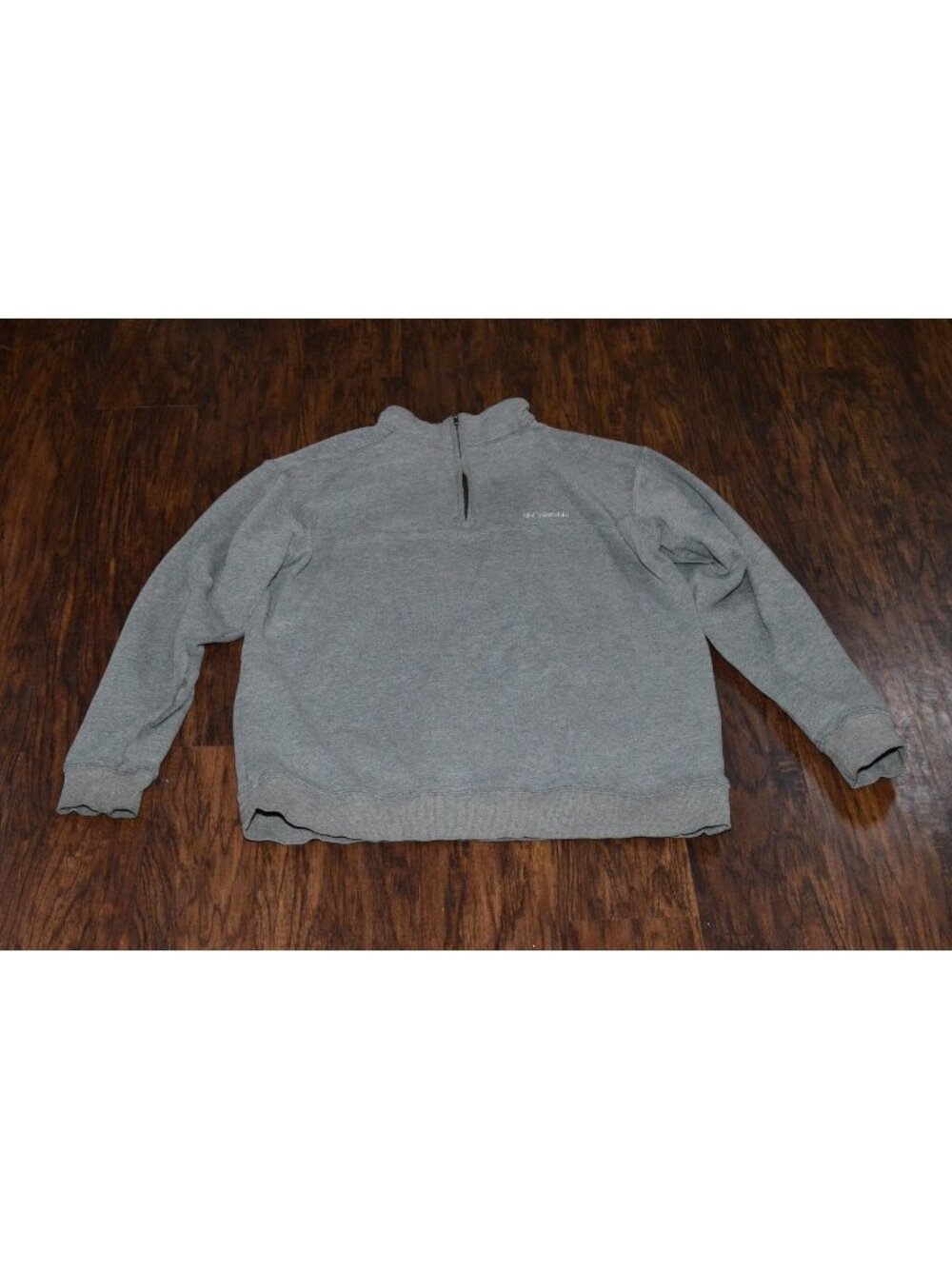 Columbia Mens Size XL Gray Pullover Sweatshirt Quarter Zip Streetwear Athlesuire